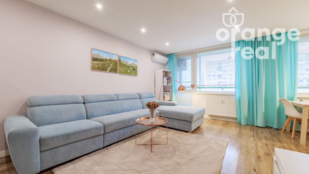 Zariadený 3-izbový byt pri Auparku po kompletnej rekonštrukcii, pražský typ