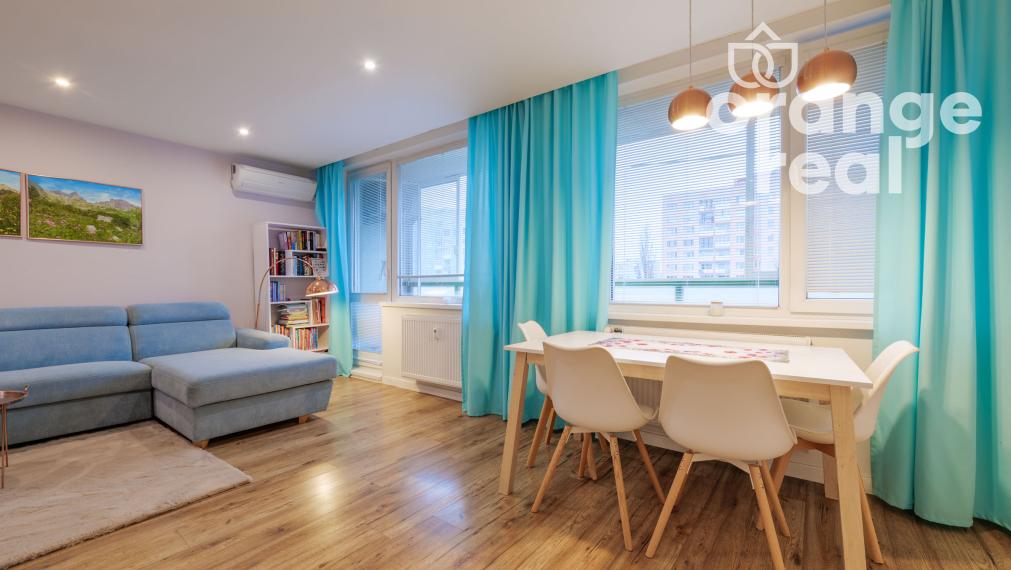 Zariadený 3-izbový byt pri Auparku po kompletnej rekonštrukcii, pražský typ