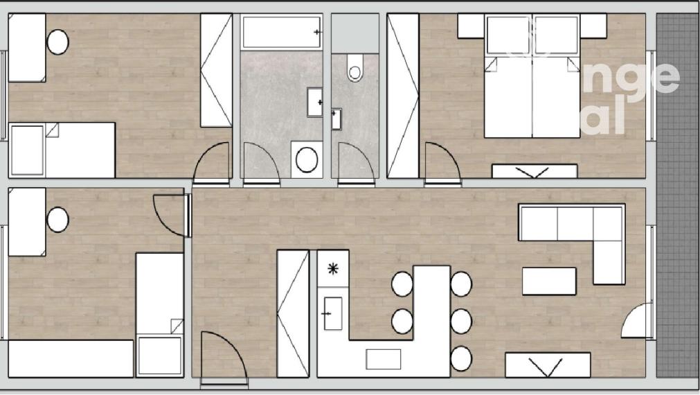 4-izbový pražský byt po novej kompletnej rekonštrukcii Nad Jazerom