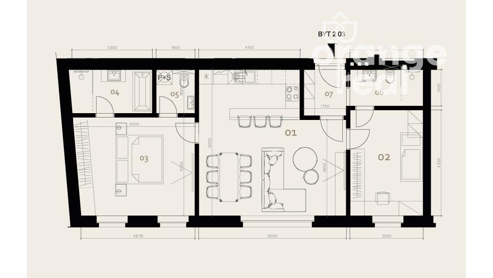 Tehlový 3-izbový byt v historickej budove  na Moyzesovej ulici, centrum Košíc