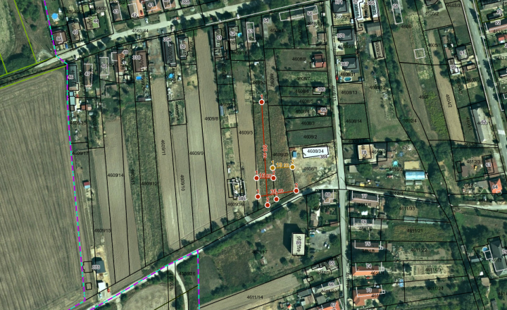 Stavebný pozemok Gomboš 1501 m2 (3104 m2)