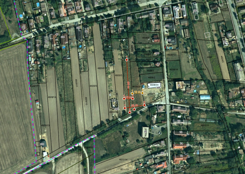 Stavebný pozemok Gomboš 1501 m2 (3104 m2)